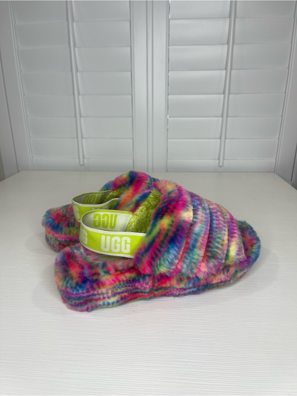 UGG Women’s Fluff Yeah Pixellate Slides